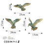 Aberto Design BIRDS 1 Multicolor